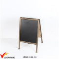 Portable a Stand Small Antique Metal Frached Chalk Blackboard